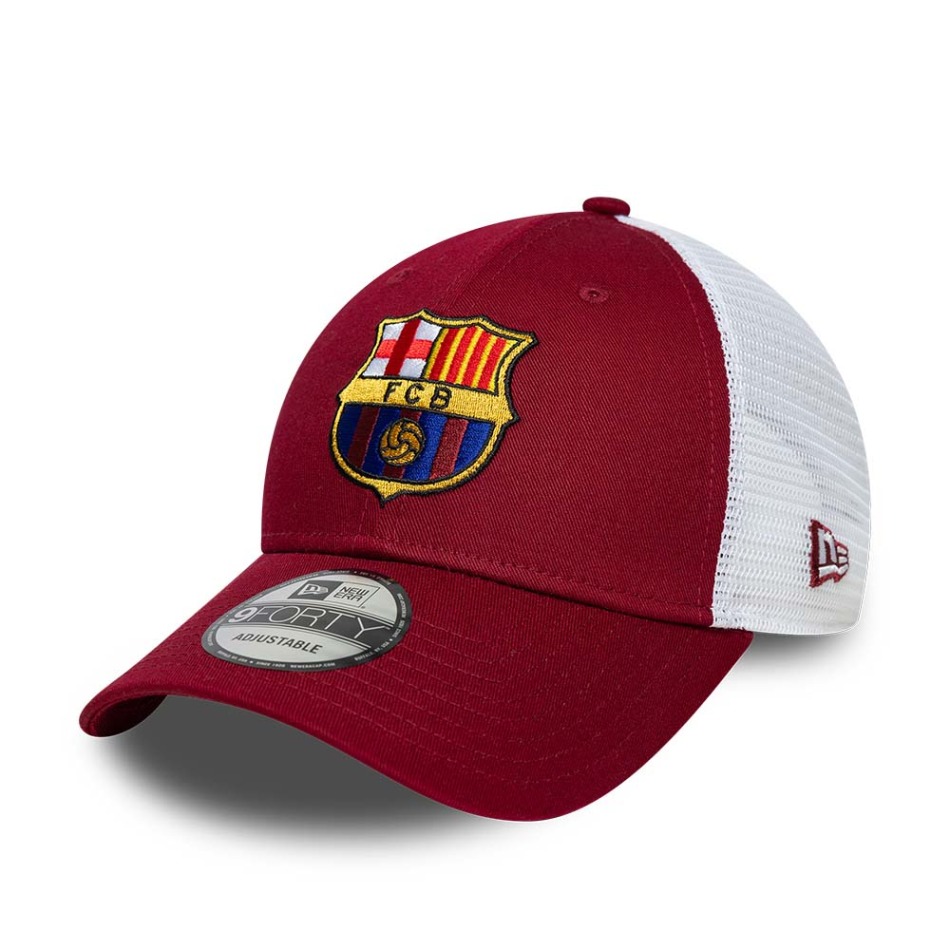 FC Barcelona čepice baseballová kšiltovka FC 9forty Trucker Mesh - FC Barcelona šály, čepice, rukavice