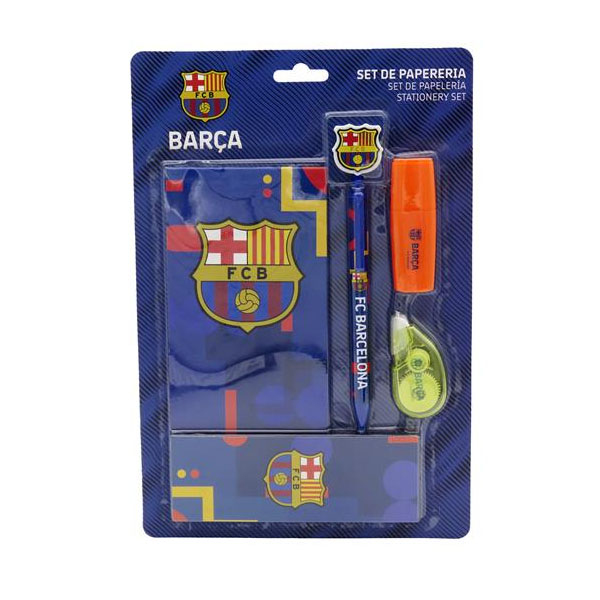 FC Barcelona psací sada Notebook - FC Barcelona školní a&nbsp;kancelářské potřeby