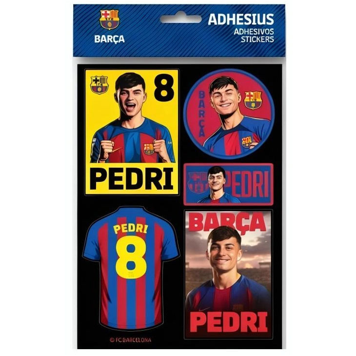 FC Barcelona samolepky Pedri - FC Barcelona školní a&nbsp;kancelářské potřeby
