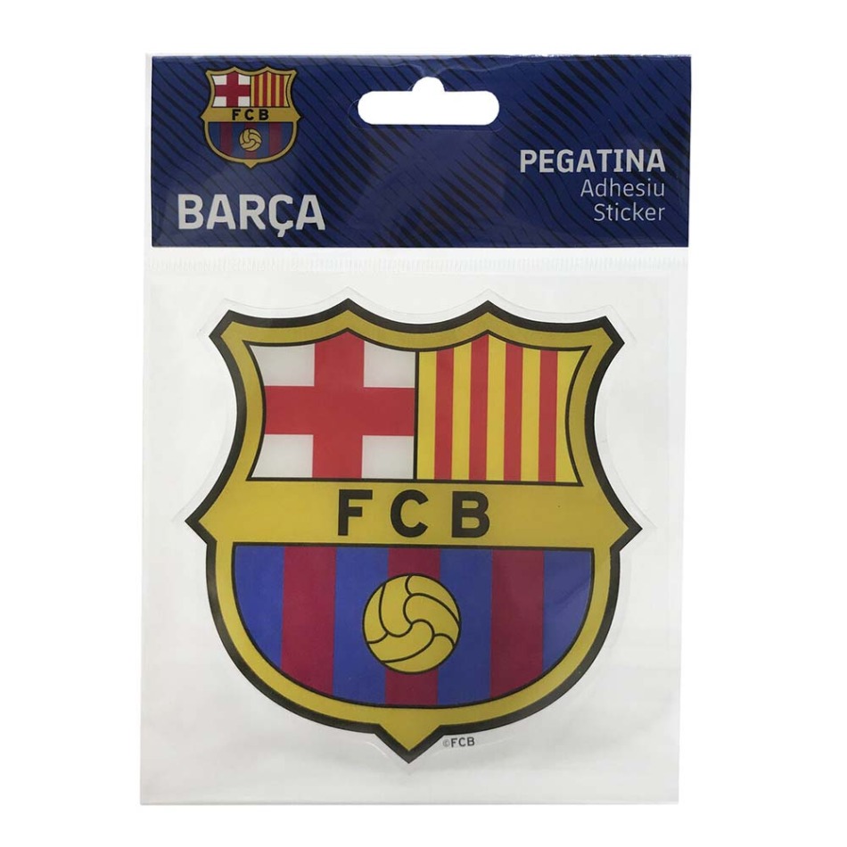 Samolepka se znakem BARCELONA FC 10 × 10 cm - školní a&nbsp;kancelářské potřeby