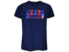 FC Barcelona pánské tričko Flag Navy
