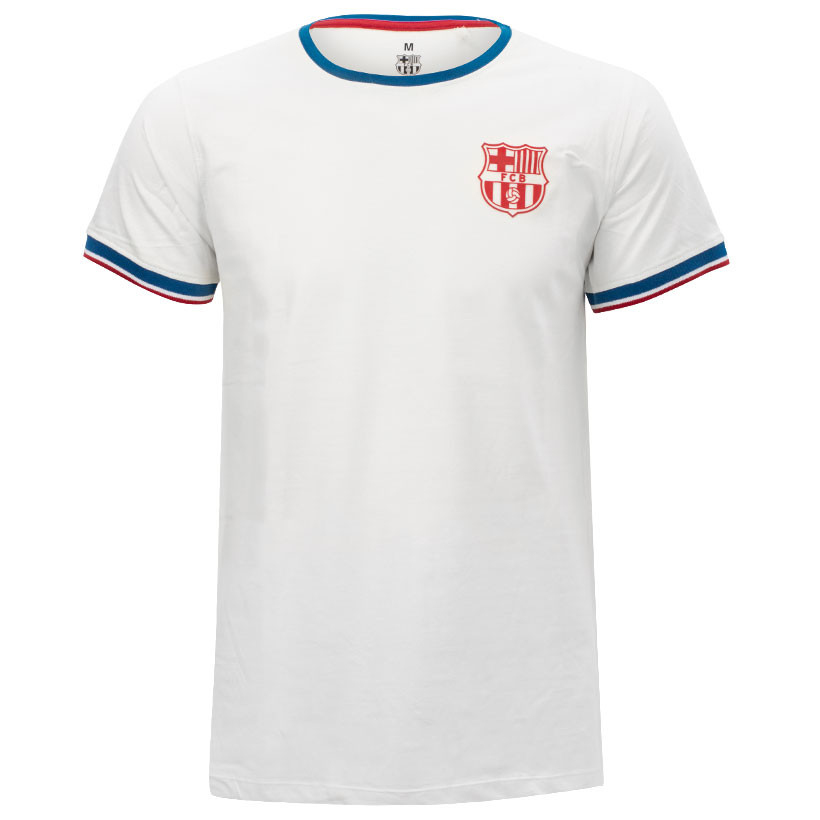 FC Barcelona pánské tričko Cotton Offwhite