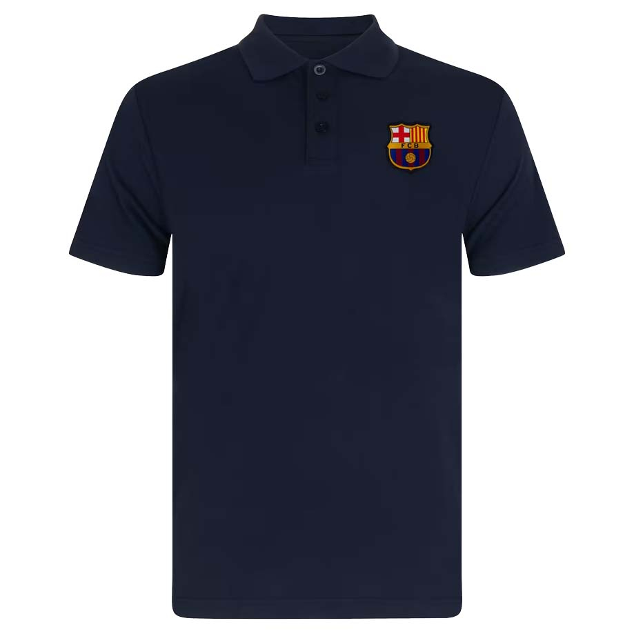 FC Barcelona pánské polo tričko Crest navy - FC Barcelona trička, polo trička, košile