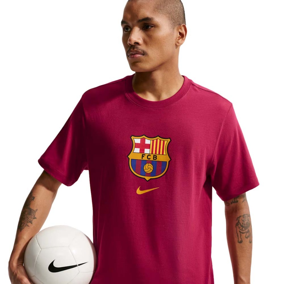 FC Barcelona pánské tričko Club Crest red - FC Barcelona trička, polo trička, košile