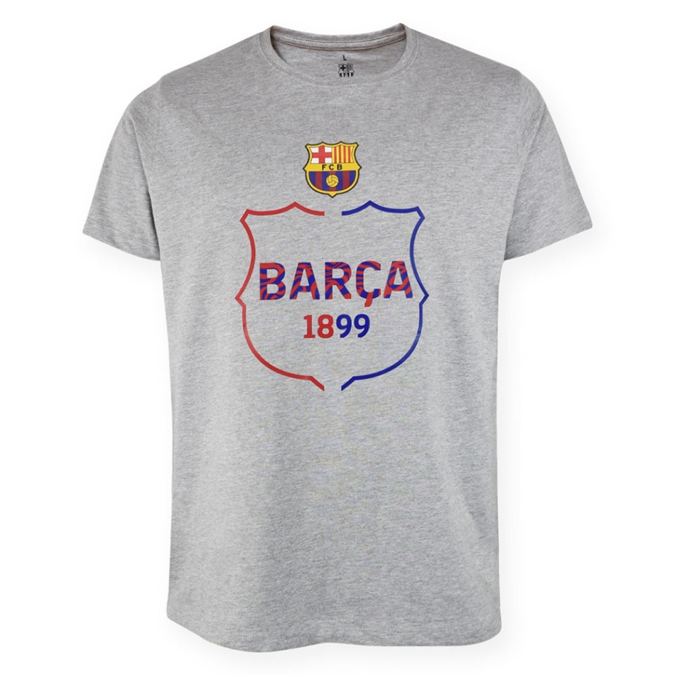 FC Barcelona pánské tričko Biescut grey - FC Barcelona trička, polo trička, košile