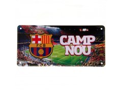 FC Barcelona cedule na zeď Camp Nou