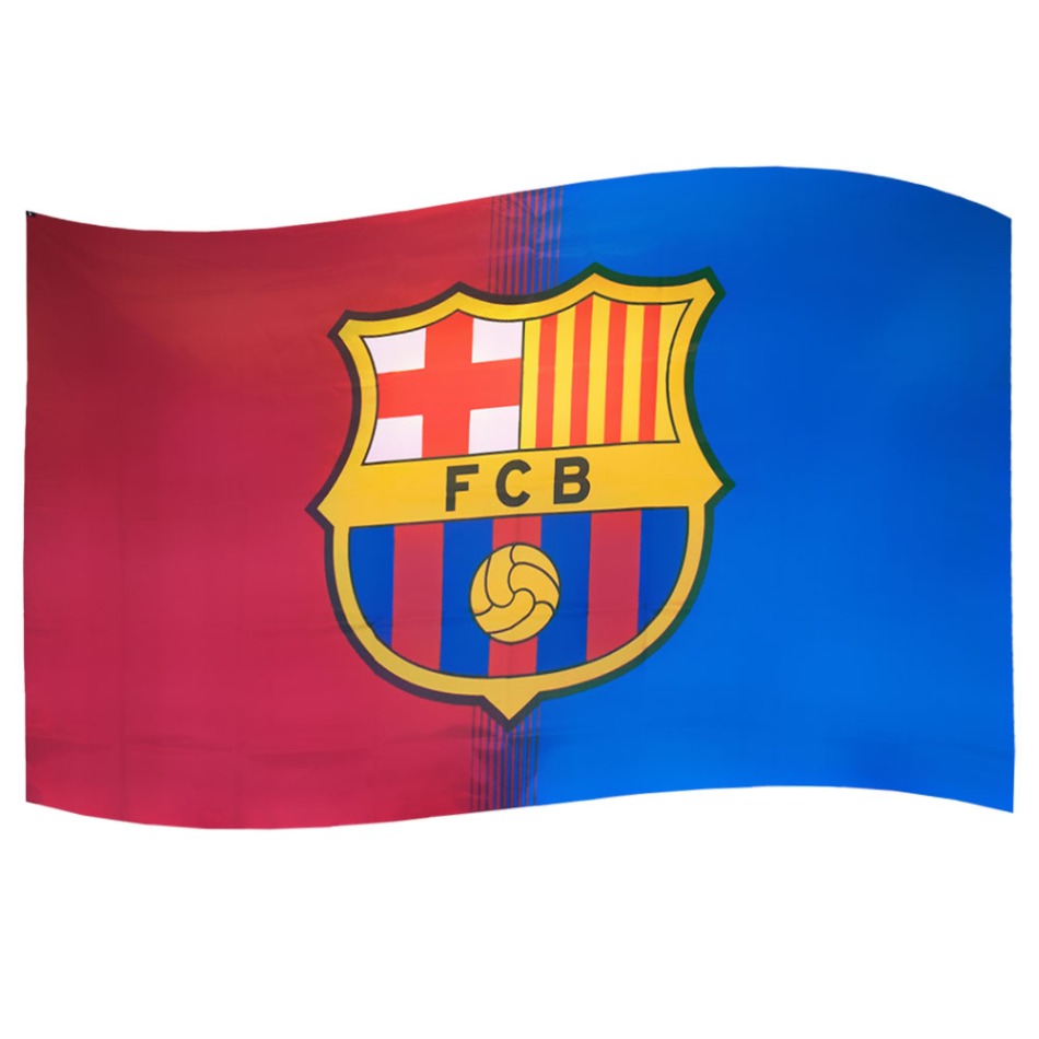 FC Barcelona vlajka Crest - FC Barcelona vlajky, plakáty