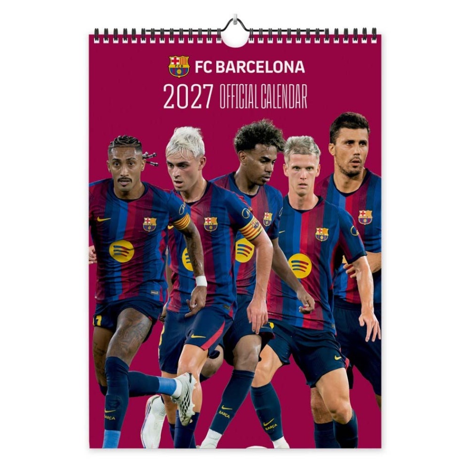 FC Barcelona kalendář 2027 - FC Barcelona vlajky, plakáty