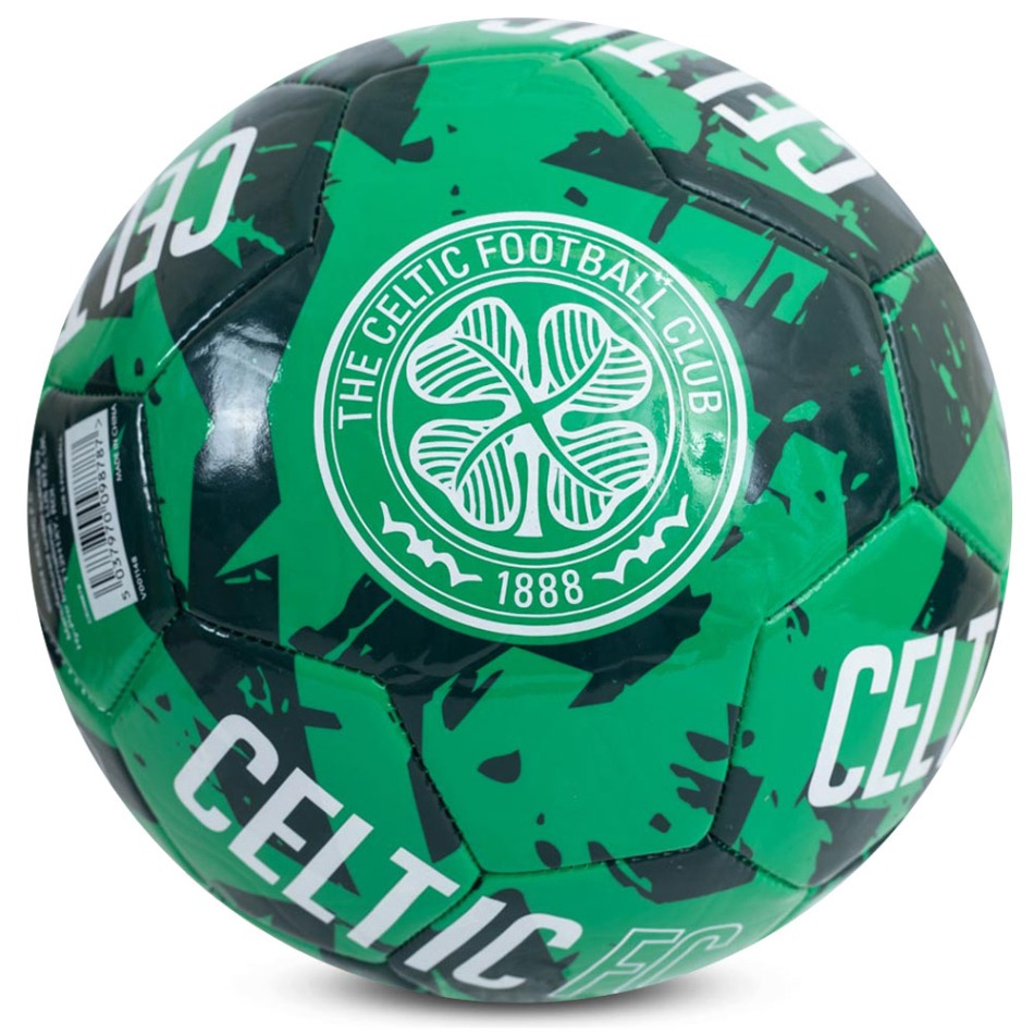 FC Celtic fotbalový míč Graffiti - size 5 - FC Celtic fotbalové vybavení