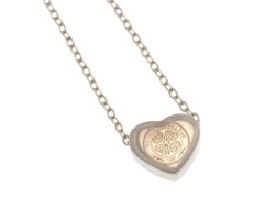 FC Celtic přívěšek na krk Stainless Steel Heart Necklace