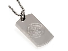 FC Celtic řetízek na krk se psí známkou Engraved Dog Tag & Chain