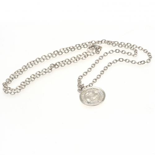 FC Celtic řetízek na krk s&nbsp;přívěškem Silver Plated Pendant & Chain - FC Celtic klíčenky, náramky, šperky