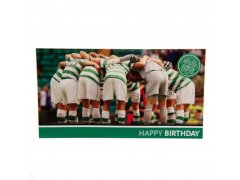 FC Celtic narozeninové přání Birthday Card Huddle