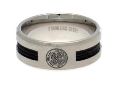 FC Celtic prsten Black Inlay Medium