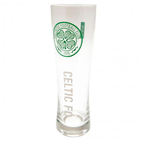 FC Celtic sklenice Tall Beer Glass inscription - FC Celtic sklenice, hrníčky, misky