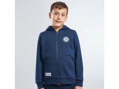 FC Chelsea dětská mikina s kapucí Full Zip navy