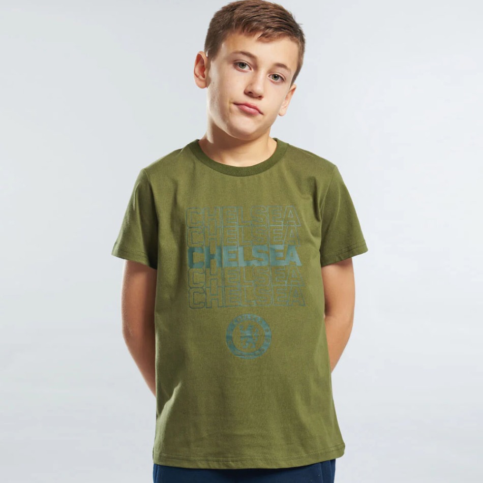 FC Chelsea dětské tričko Graphic cypress - FC Chelsea dětské oblečení