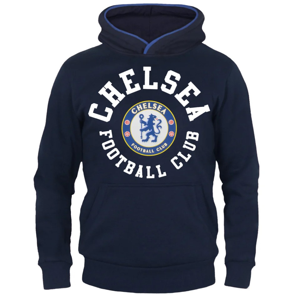 FC Chelsea dětská mikina s kapucí Hoody navy