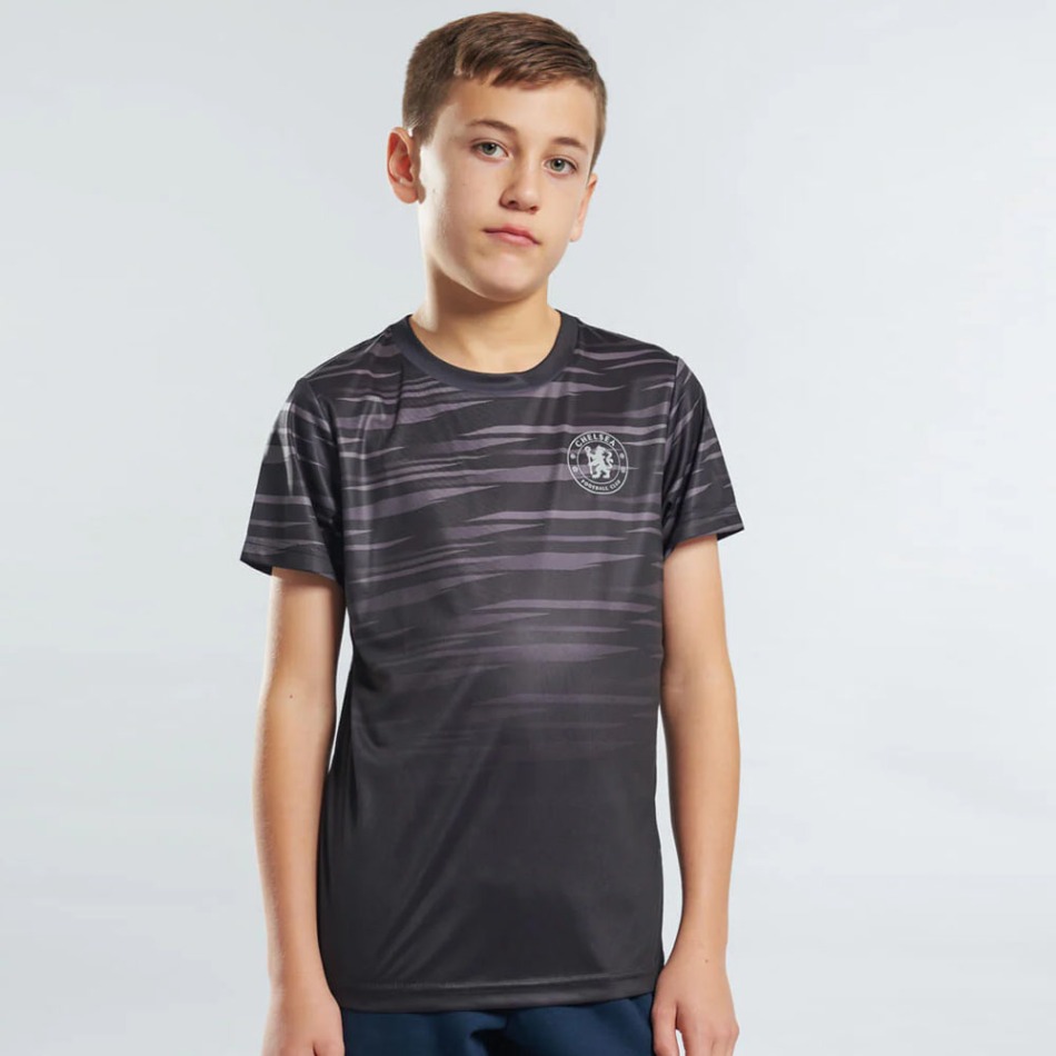 FC Chelsea dětské tričko Graphic black - FC Chelsea dětské oblečení