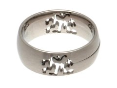 FC Chelsea prsten cut out ring medium