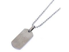 FC Chelsea řetízek na krk se psí známkou Matt Finish Dog Tag & Chain