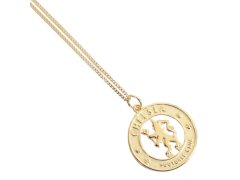 FC Chelsea řetízek na krk s přívěškem 18ct Gold Plated on Silver