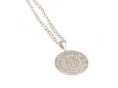 FC Chelsea řetízek na krk s přívěškem Silver Plated Pendant & Chain XL