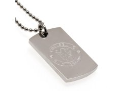 FC Chelsea řetízek na krk se psí známkou Engraved Dog Tag & Chain