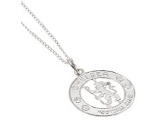 FC Chelsea řetízek na krk s přívěškem Sterling Silver Pendant & Chain CR