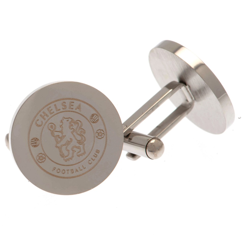 FC Chelsea manžetové knoflíčky Stainless Steel Round Cufflinks