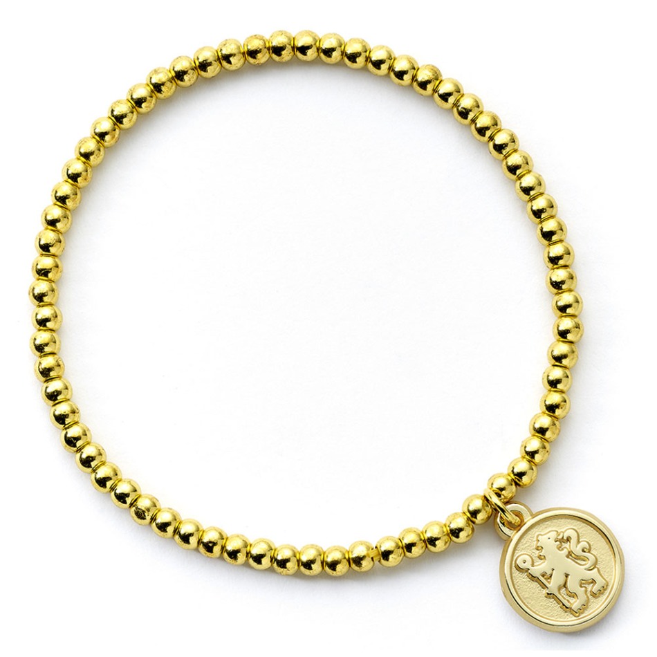 FC Chelsea náramek Gold Finish Bead - FC Chelsea klíčenky, náramky, šperky
