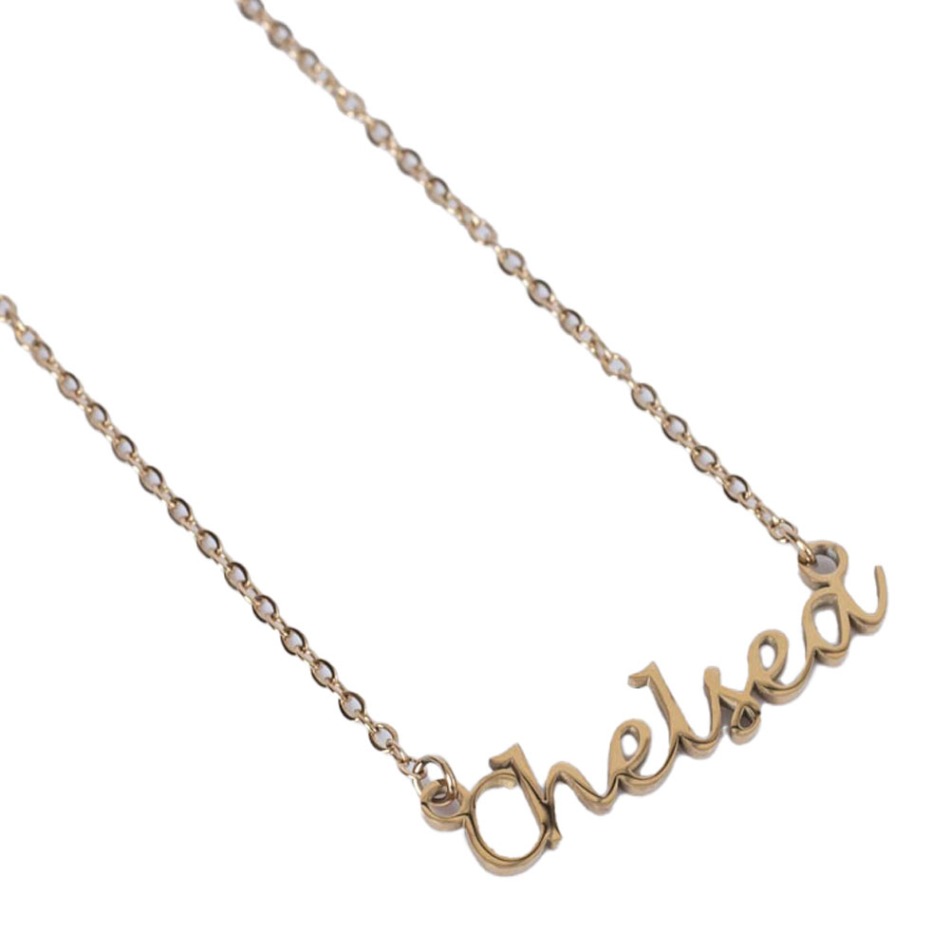 FC Chelsea přívěšek na krk Gold Plated Name Dropper Necklace - FC Chelsea klíčenky, náramky, šperky