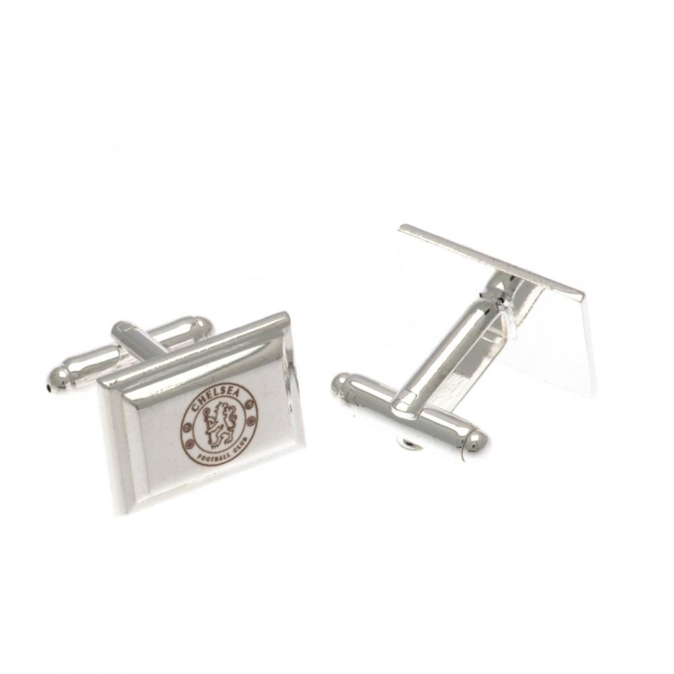 FC Chelsea manžetové knoflíčky Silver Plated Cufflinks - FC Chelsea klíčenky, náramky, šperky