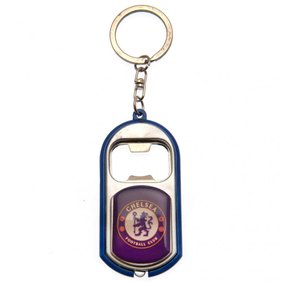 FC Chelsea přívěšek s&nbsp;otvírakem Key Ring Torch Bottle Opener - FC Chelsea klíčenky, náramky, šperky