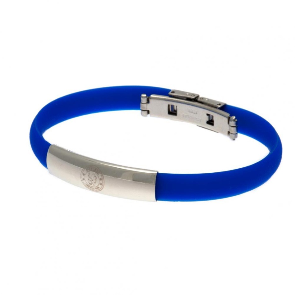 FC Chelsea silikonový náramek Colour Silicone Bracelet - FC Chelsea klíčenky, náramky, šperky