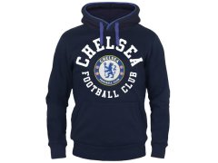 FC Chelsea pánská mikina s kapucí SLab Graphic navy