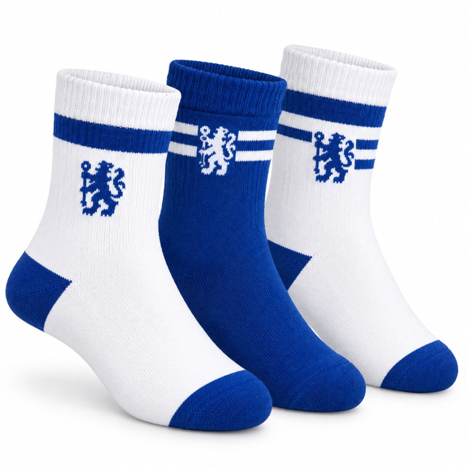 3pack ponožek CHELSEA FC Colours - FC Chelsea ostatní modní doplňky