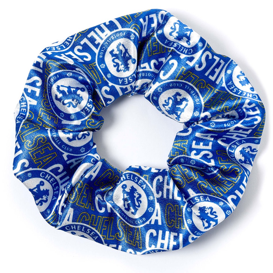 FC Chelsea gumička do vlasů colourful satin - FC Chelsea ostatní modní doplňky