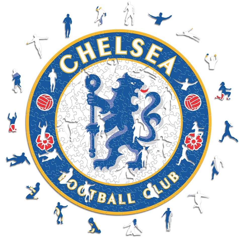 FC Chelsea dřevěné puzzle Crest 150 ks - FC Chelsea ostatní suvenýry