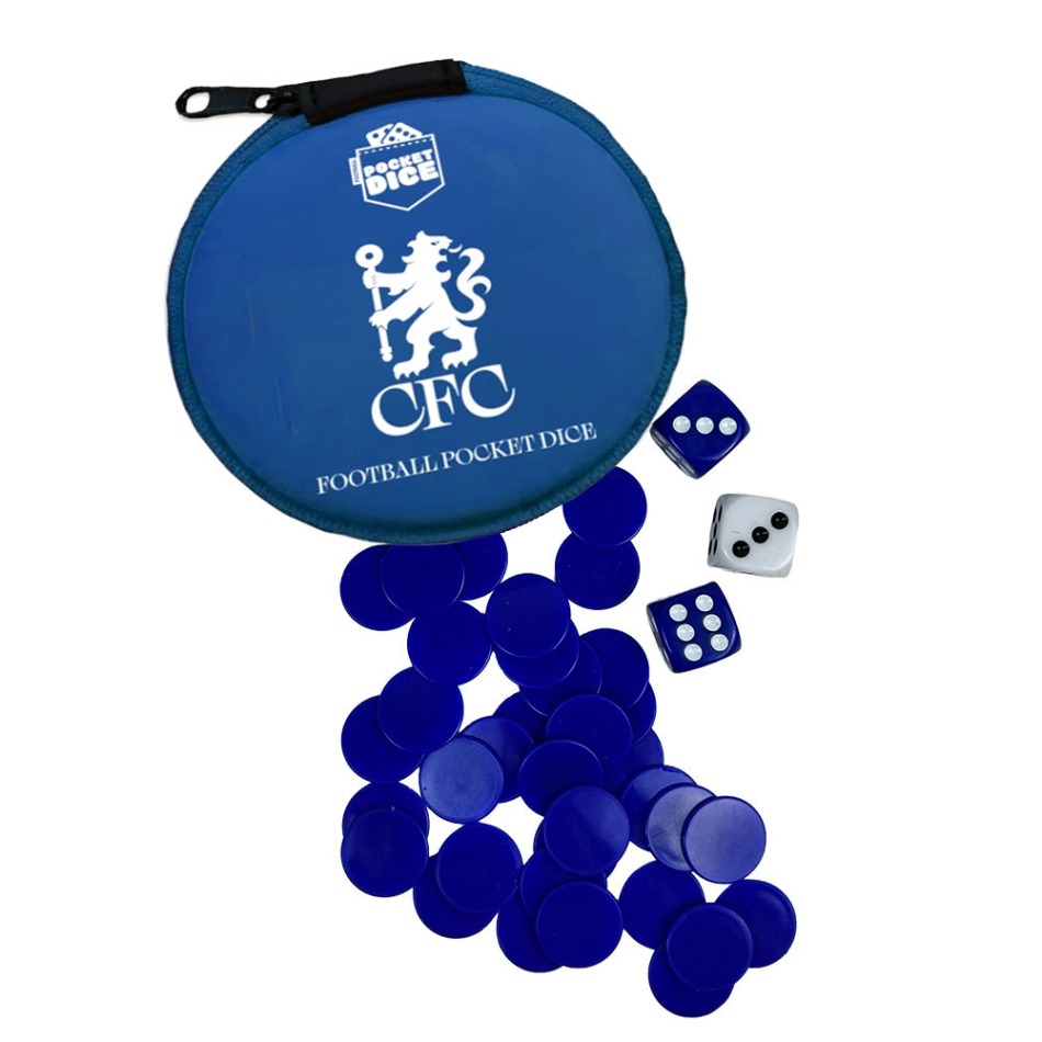 Chelsea FC Pocket Dice Game - FC Chelsea ostatní suvenýry