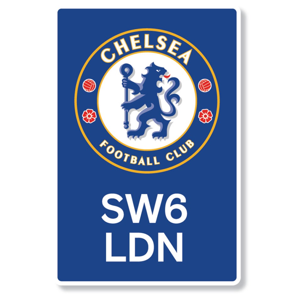 Chelsea FC Portrait LED Crest Sign - FC Chelsea ostatní suvenýry