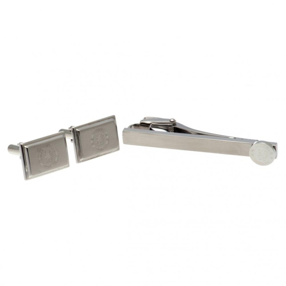 FC Chelsea set kravatová spona a&nbsp;manžetové knoflíčky Tie Slide & Cufflink Set - FC Chelsea ostatní suvenýry