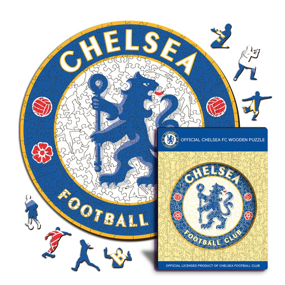 FC Chelsea dřevěné puzzle Crest 270 pcs - FC Chelsea ostatní suvenýry