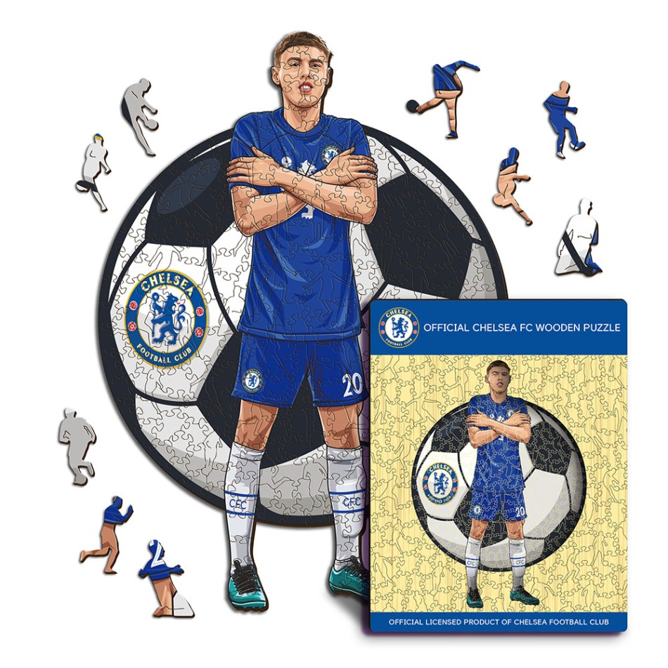 FC Chelsea dřevěné puzzle Cole Palmer 150 pcs - FC Chelsea ostatní suvenýry