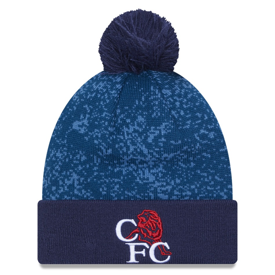 FC Chelsea zimní čepice Retro Aop Cuff - FC Chelsea šály, čepice, rukavice