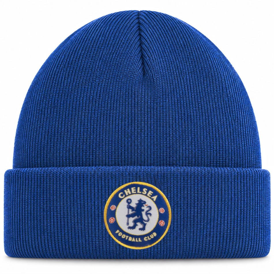 FC Chelsea zimní čepice Royal Blue Cuff Beanie - FC Chelsea šály, čepice, rukavice