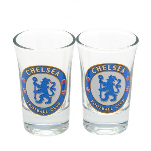 FC Chelsea panák štamprle 2pk Shot Glass Set - FC Chelsea sklenice, hrníčky, misky