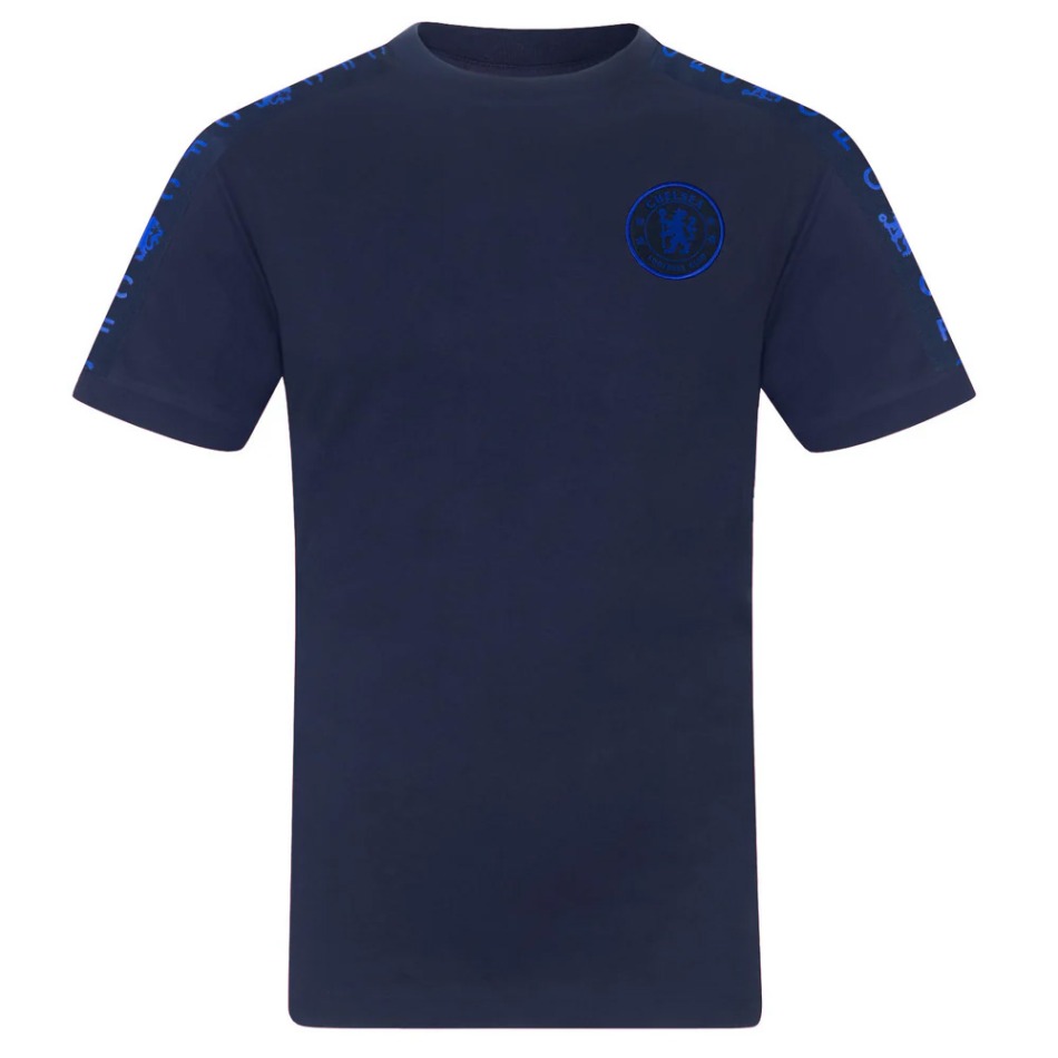 FC Chelsea pánské tričko Cotton navy - FC Chelsea trička, polo trička, košile