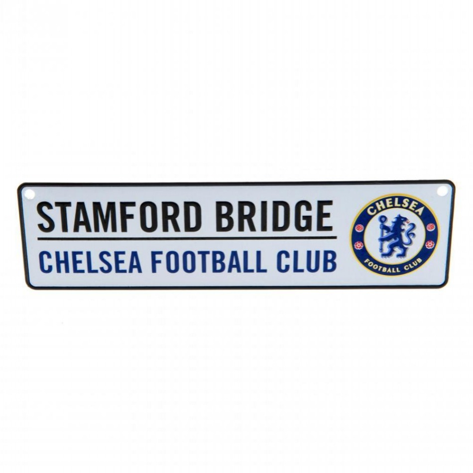 FC Chelsea cedule na okno window sign