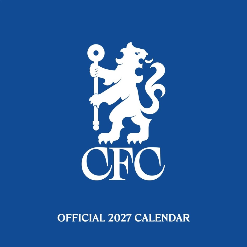 FC Chelsea kalendář Legends Square 2027 - FC Chelsea vlajky, plakáty